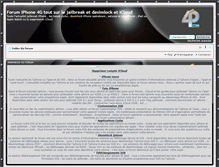 Tablet Screenshot of forum-iphone4g.com